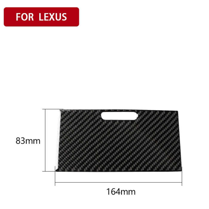 Car Carbon Fiber Cigarette Lighter Panel Decorative Sticker for Lexus IS250 300 350C 2006-2012, L...