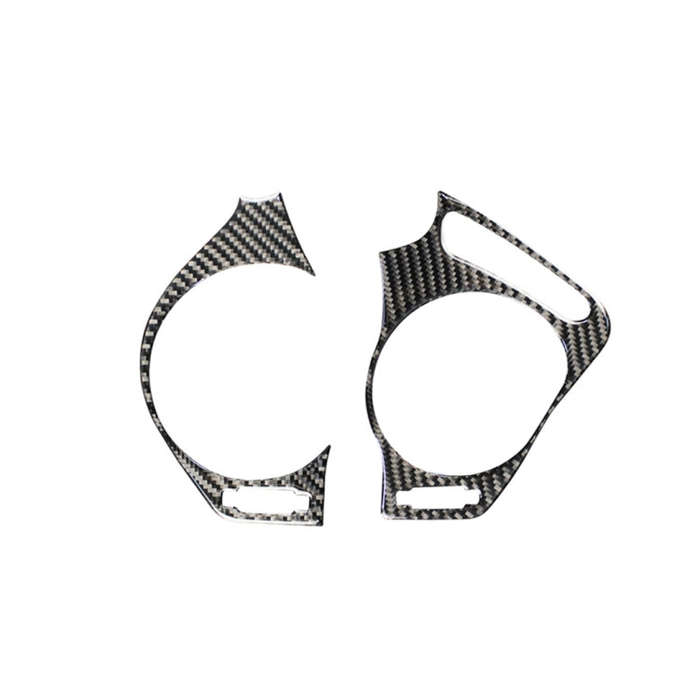 Car Carbon Fiber Big Left and Right Air Outlet Decorative Sticker for Lexus IS250 300 350C 2006-2...
