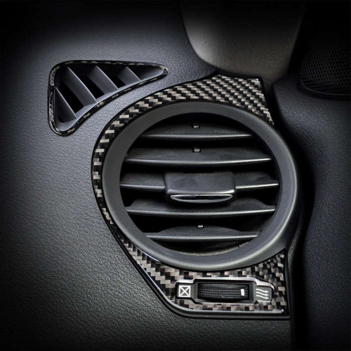 Car Carbon Fiber Big Left and Right Air Outlet Decorative Sticker for Lexus IS250 300 350C 2006-2...