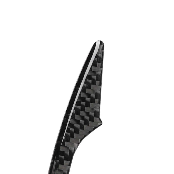 4 PCS Car Carbon Fiber Door Outside Handle Decorative Sticker for Audi A3 2014-2019, Left and Rig...