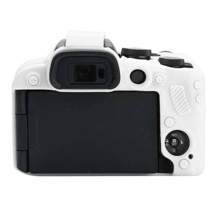 For Canon EOS R10 Soft Silicone Protective Case (White)