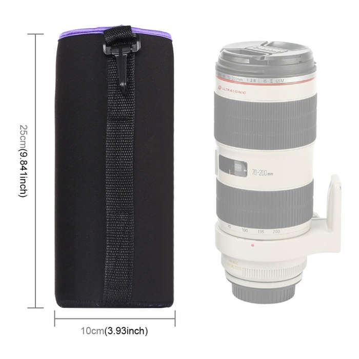 SLR Camera Lens Bag Micro Single Lens Bag Lens Inner Bile Bag Waterproof Protective Case Plus Vel...