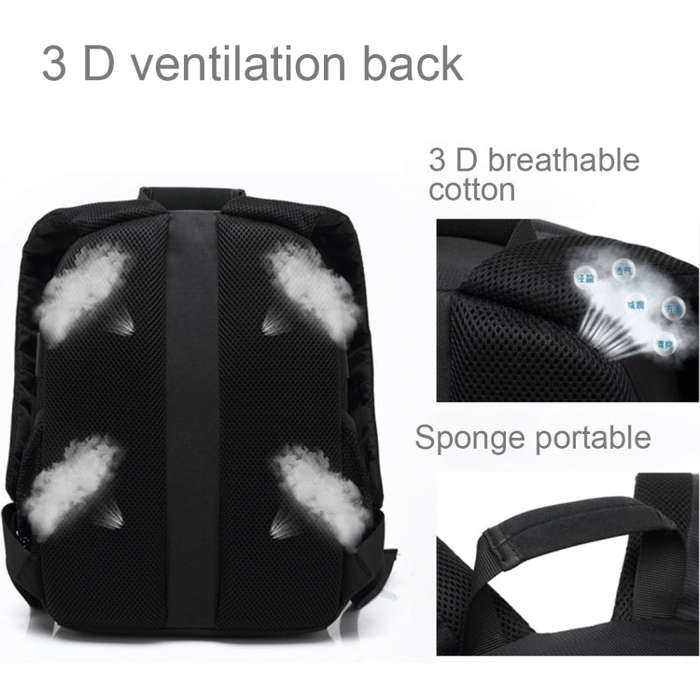 INDEPMAN DL-B013 Portable Waterproof Scratch-proof Outdoor Sports Backpack Camera Bag Phone Table...