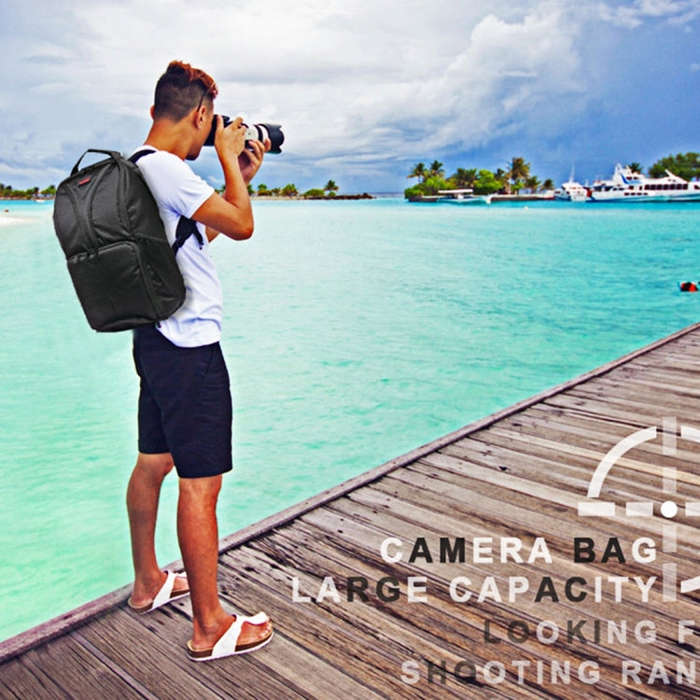 INDEPMAN DL-B016 Portable Waterproof Scratch-proof Outdoor Sports Sling Shoulder Bag Camera Bag P...