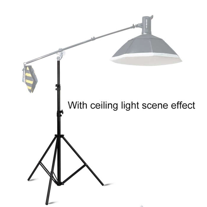 3m Height Professional Photography Metal Lighting Stand Spring Buffer Holder for Studio Flash Light
