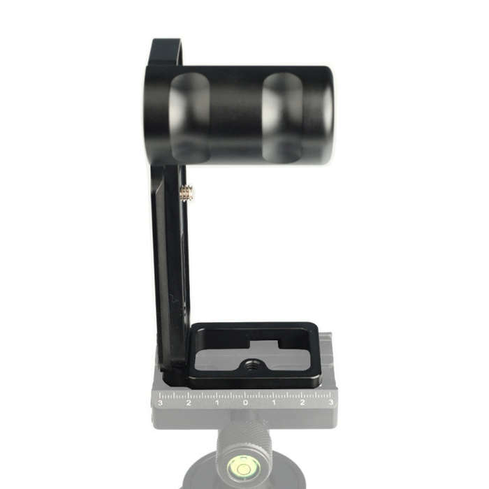 1/4 inch Vertical Shoot Quick Release L Plate Bracket Base Holder for FUJIFILM X-E3 (Black)