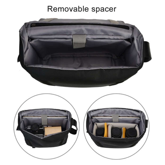 CADeN K12 Portable Camera Bag Case Shoulder Messenger Bag with Tripod Holder for Nikon, Canon, So...