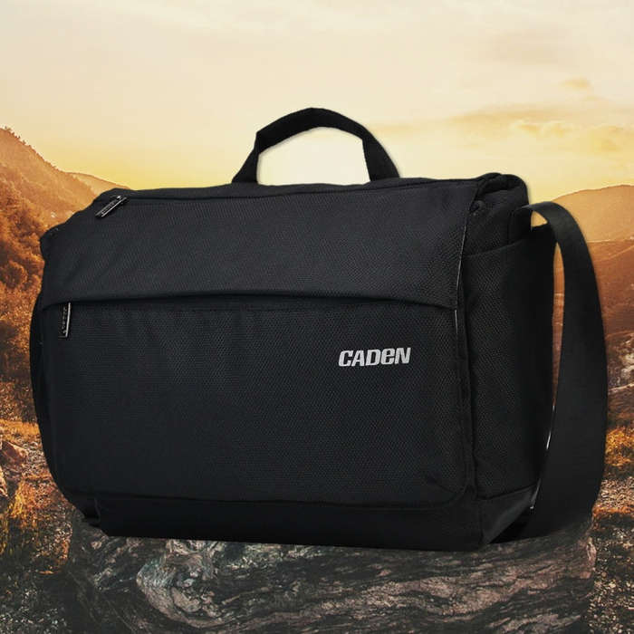 CADeN K12 Portable Camera Bag Case Shoulder Messenger Bag with Tripod Holder for Nikon, Canon, So...