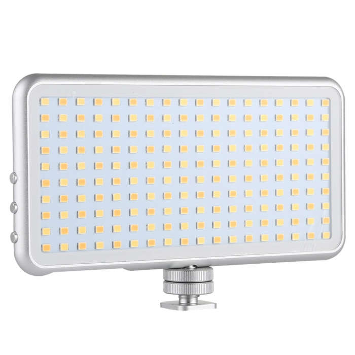 LED011S Pocket 180 LEDs Professional Vlogging Photography Video & Photo Studio Light with OLED Di...