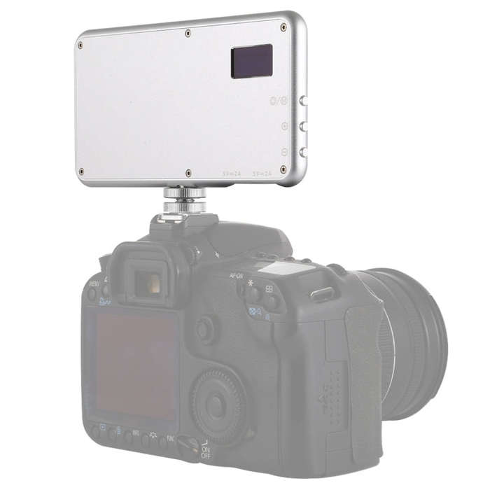 LED011S Pocket 180 LEDs Professional Vlogging Photography Video & Photo Studio Light with OLED Di...