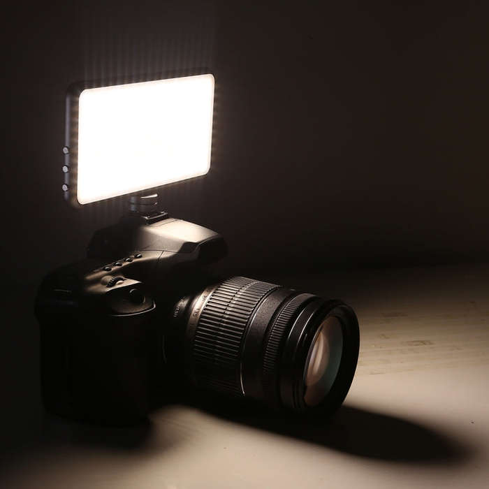 LED011S Pocket 180 LEDs Professional Vlogging Photography Video & Photo Studio Light with OLED Di...