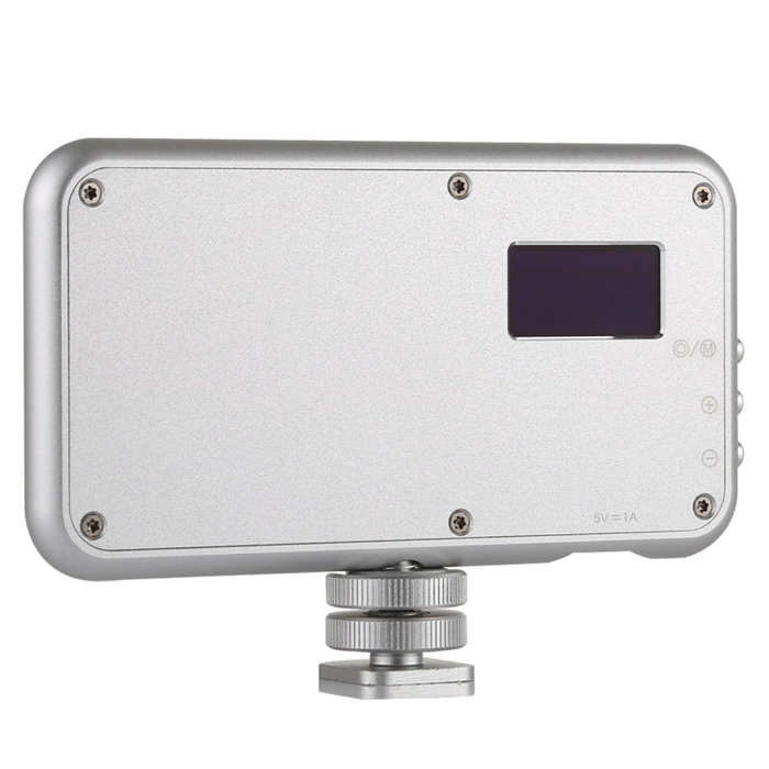 LED-013 Pocket 112 LEDs Professional Vlogging Photography Video & Photo Studio Light with OLED Di...