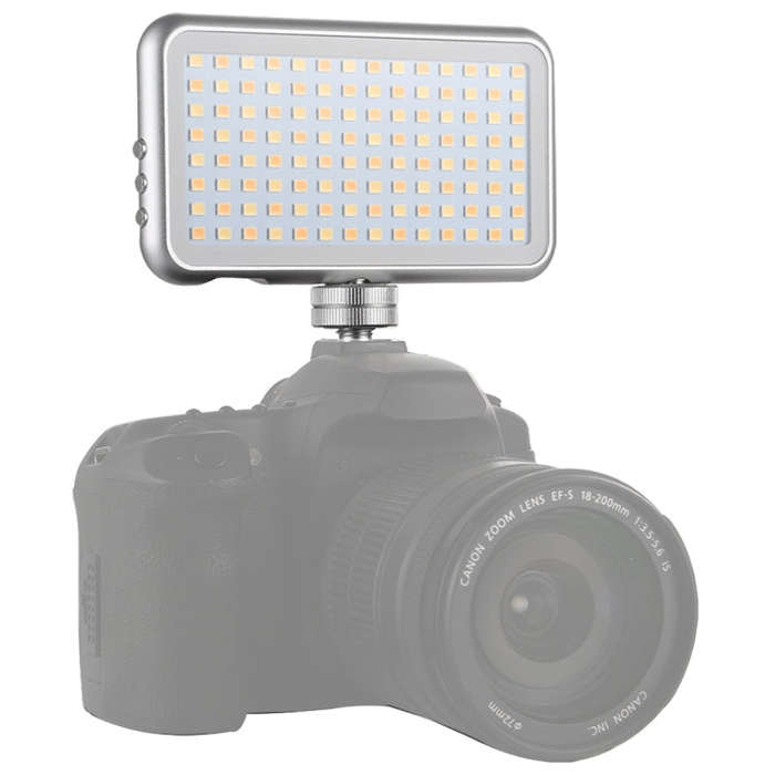 LED-013 Pocket 112 LEDs Professional Vlogging Photography Video & Photo Studio Light with OLED Di...