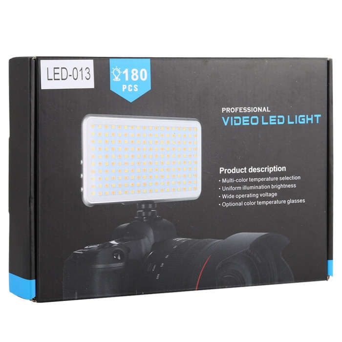 LED-013 Pocket 112 LEDs Professional Vlogging Photography Video & Photo Studio Light with OLED Di...