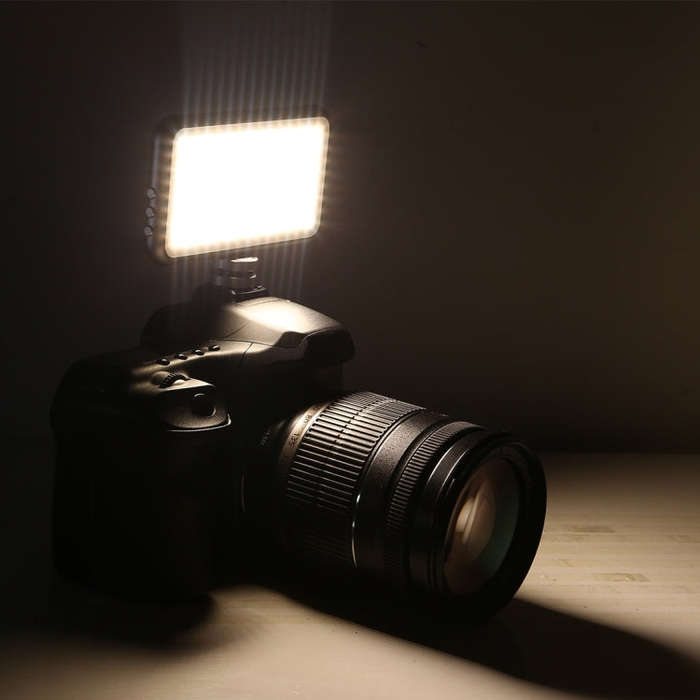 LED-013 Pocket 112 LEDs Professional Vlogging Photography Video & Photo Studio Light with OLED Di...