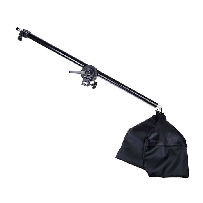 50x70cm Single Light Softbox + 2m Photography Lighting Tripod Mount Stand + Arm Jib Crossbar Brac...