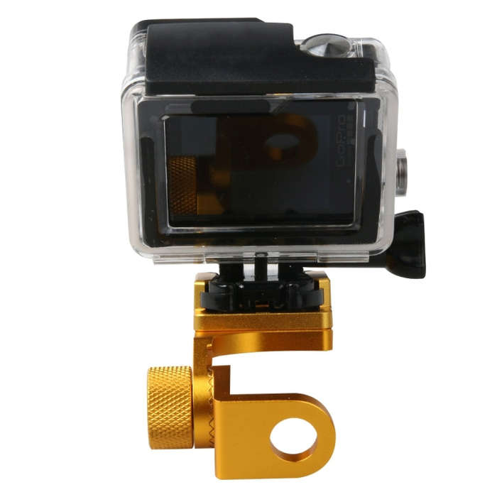 Motorcycle Rearview Mirror CNC Aluminum Alloy Stent Fixed Bracket Holder for GoPro, Insta360, DJI...