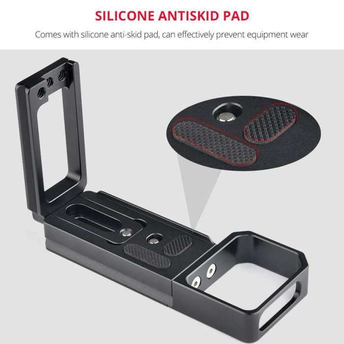 YELANGU CL6 YLG0712A Vertical Shoot Quick Release L Plate Bracket Base Holder for Sony A9 (ILCE-9...