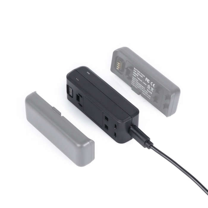 For Insta360 One R Dual-side Batteries Charger Base(Black)