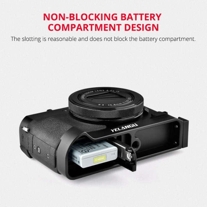 YELANGU CL9-A Camera Expansion Board Base L Plate Kit with LED Light + Tripod + Ball-head for Can...