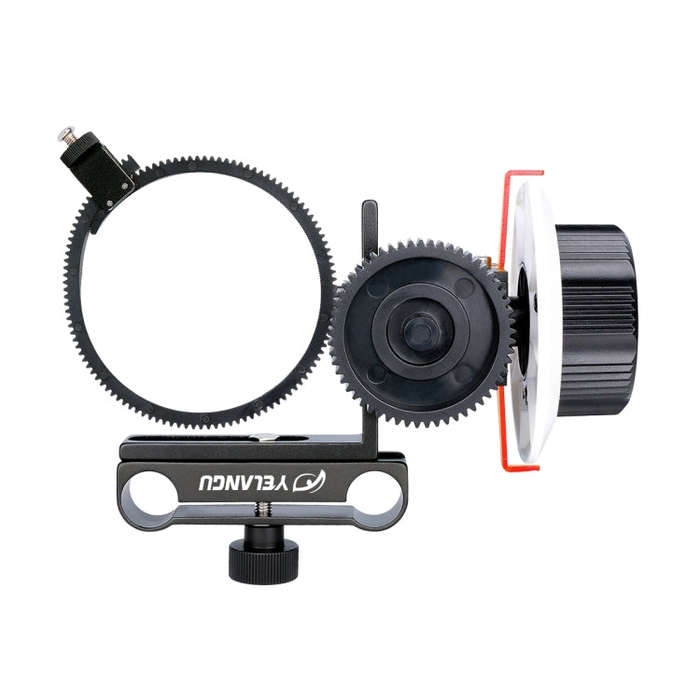 YELANGU F0 Camera Follow Focus with Gear Ring Belt for Canon / Nikon / Video Cameras / DSLR Camer...