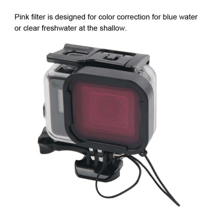 45m Waterproof Housing Protective Case + Touch Screen Back Cover for GoPro NEW HERO /HERO6 /5, wi...