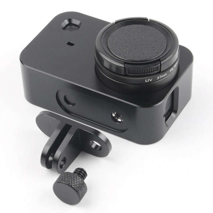 Housing Shell Aluminum Alloy Protective Cage with 37mm Filter Lens & Lens Cap & Screw for Xiaomi ...