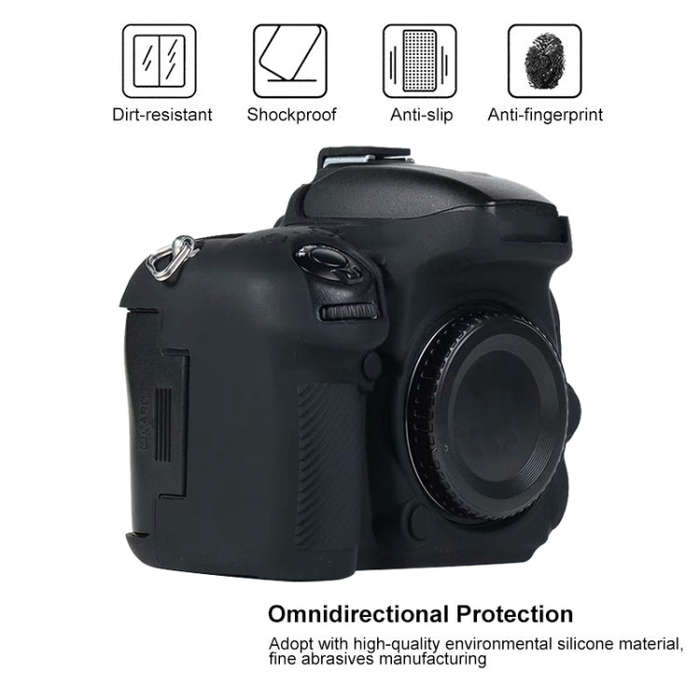 For Nikon D600 / D610 Soft Silicone Protective Case(Black)