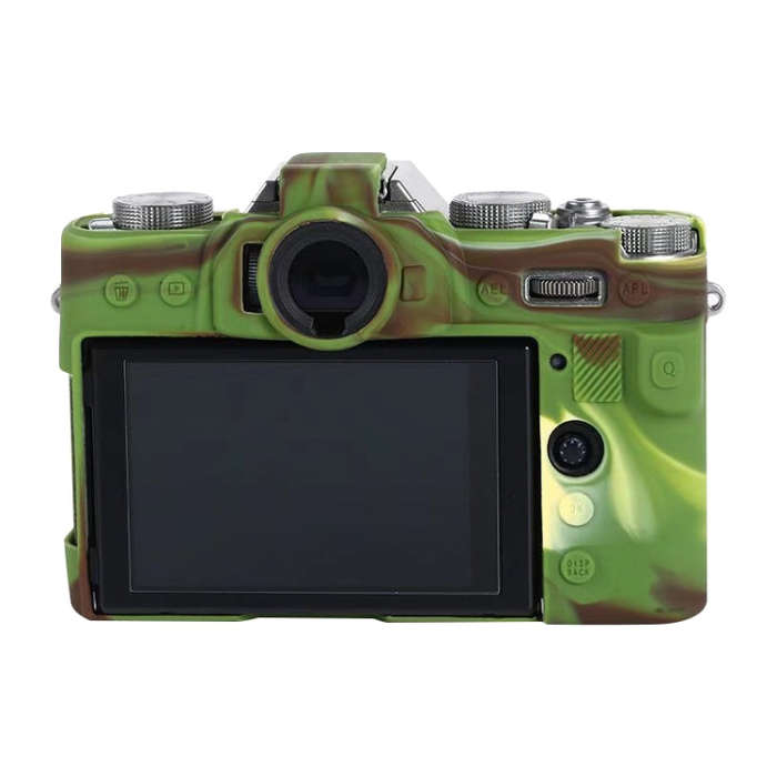 For FUJIFILM X-T30 Soft Silicone Protective Case(Camouflage)