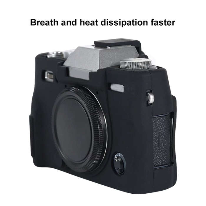 For FUJIFILM X-T30 Soft Silicone Protective Case(Orange)