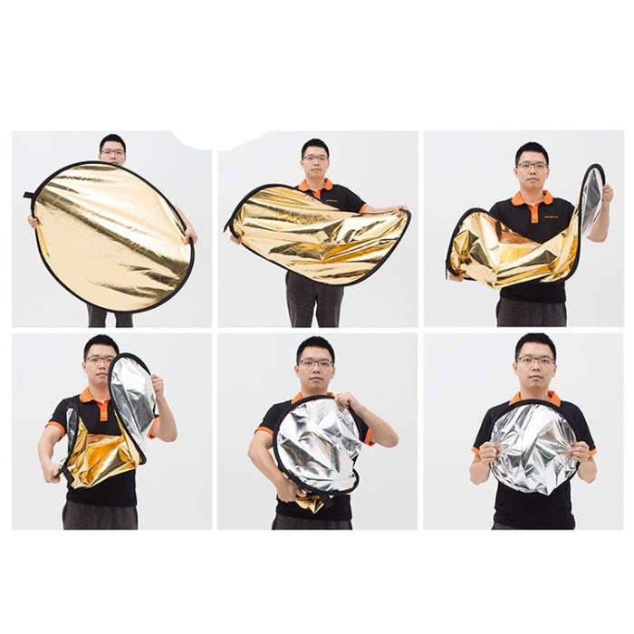 Godox FT01 110cm Round 2 in 1 Gold / Silver Folding Reflector Board