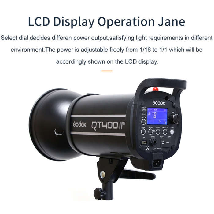 Godox QT400IIM 400Ws Strobe Studio Flash Light(EU Plug)