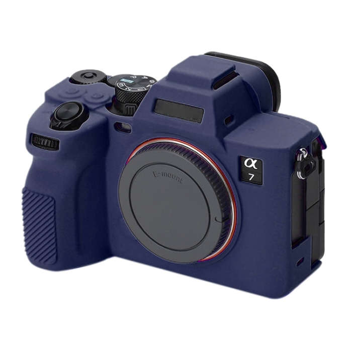 Soft Silicone Protective Case for Sony A7 IV (Blue)