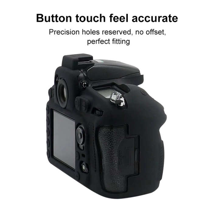 Soft Silicone Protective Case for Nikon D810 (Red)