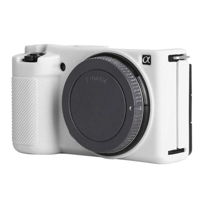For Sony ZV-E10 Soft Silicone Protective Case (White)