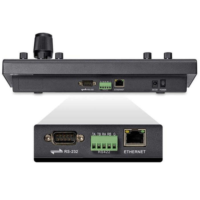 FEELWORLD KBC10 PTZ Camera Controller with Joystick and Keyboard Control ,Support PoE(US Plug)