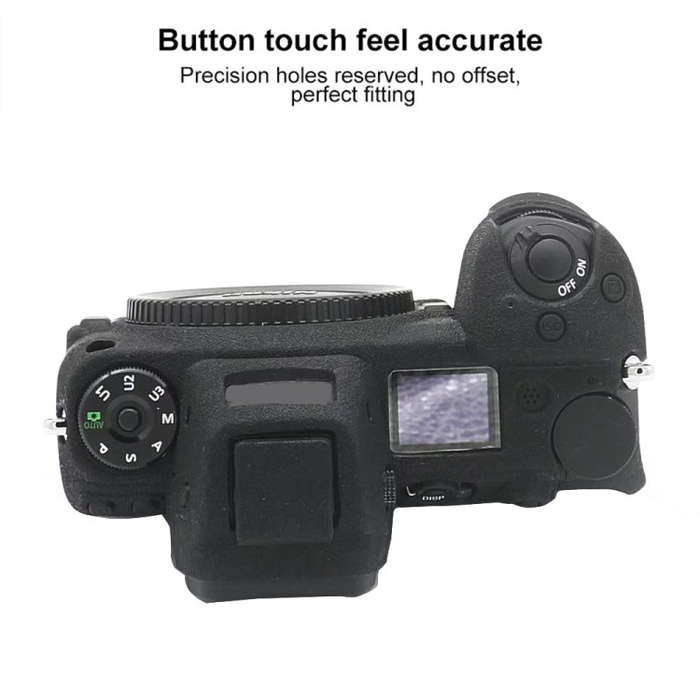 For Nikon Z7 II Soft Silicone Protective Case (Yellow)