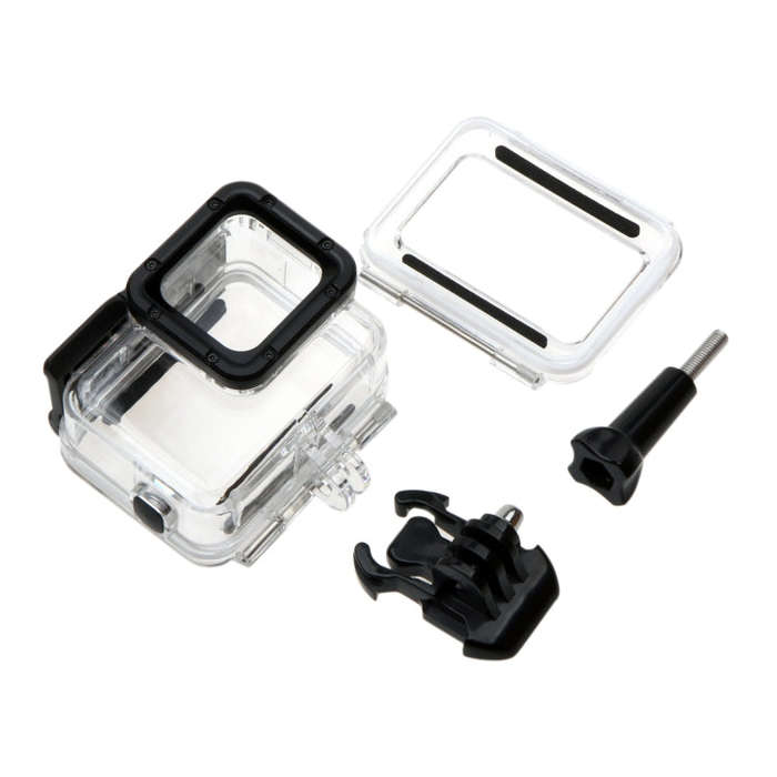 For GoPro  NEW HERO /HERO6  /5  30m Waterproof Housing Protective Case + Hollow Back Cover with B...