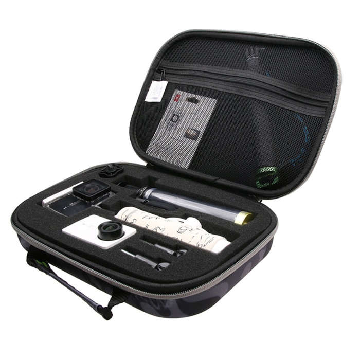 Camouflage Pattern EVA Shockproof Waterproof Portable Case forGoPro, Insta360, DJI and Other Acti...