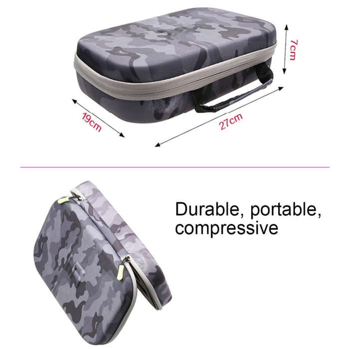 Camouflage Pattern EVA Shockproof Waterproof Portable Case forGoPro, Insta360, DJI and Other Acti...