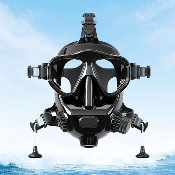 Water Sports Diving Snorkeling Mask Swimming Glasses for GoPro, Insta360, DJI and Other Action Ca...
