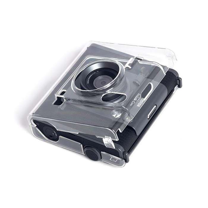 For FUJIFILM instax WIDE Evo Protective Crystal Shell Case with Strap (Transparent)