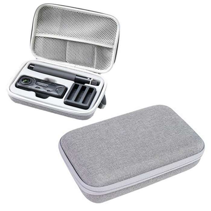 For Insta360 X4 / X5 Carrying Case Portable Storage Bag, Size: 24.2 x 16 x 6.3cm (Grey)
