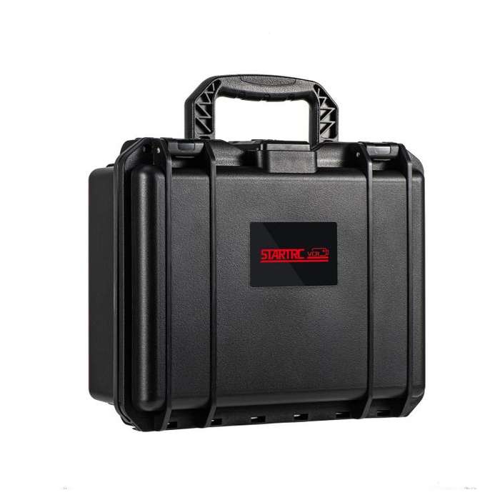 For Insta360 X5 / X4 STARTRC Combination Lock Waterproof PP Dual-layer Suitcase Storage Box (Black)