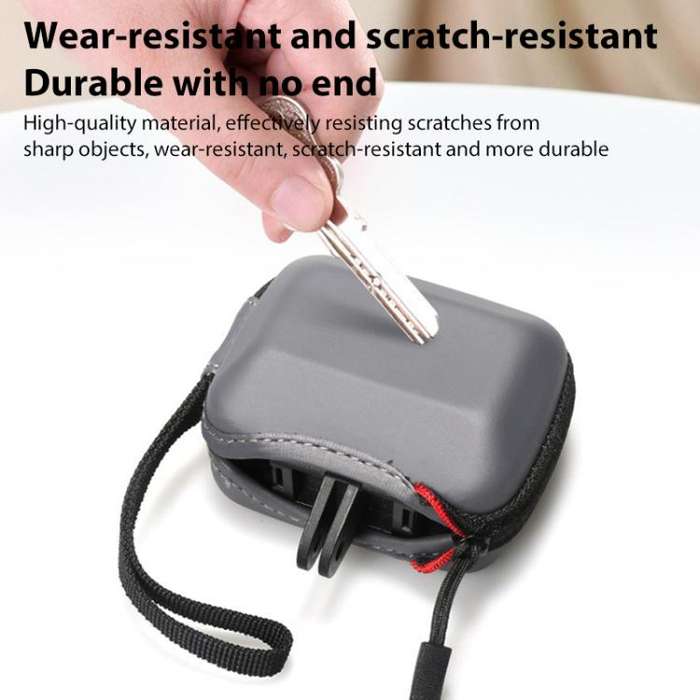 Portable Body Half Coverage Storage Box Bag for GoPro / DJI Action Camera (Black)