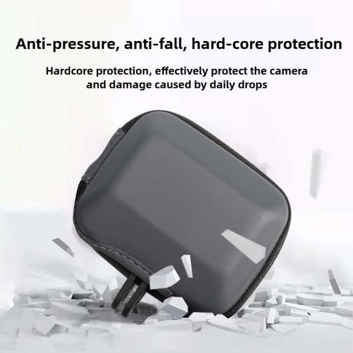 Portable Body Half Coverage Storage Box Bag for GoPro / DJI Action Camera (Black)