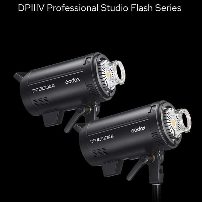 Godox DP1000III-V Studio Flash Photo Light 1000Ws 2.4G Wireless X System Bowens Mount Light (US P...