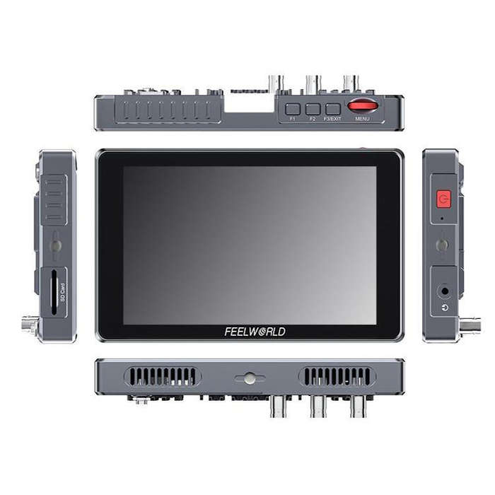 FEELWORLD S7 7 inch 12G SDI HDMI2.0 Camera Field Monitor High Brightness1600nit Touchscreen Monit...
