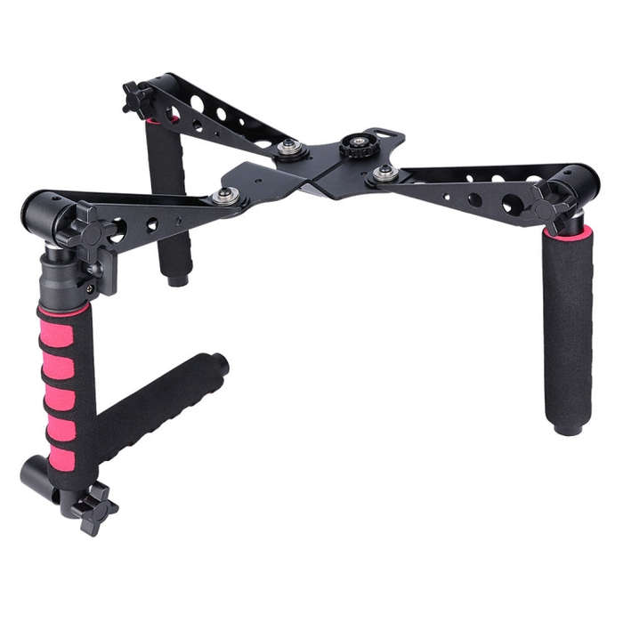 YELANGU D6-2 Rig I Multifunctional Handles Camera Shoulder Mount for DSLR Camera / Video Camera(Red)