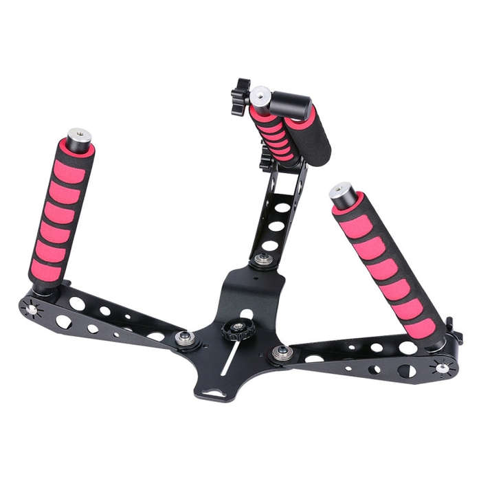 YELANGU D6-2 Rig I Multifunctional Handles Camera Shoulder Mount for DSLR Camera / Video Camera(Red)